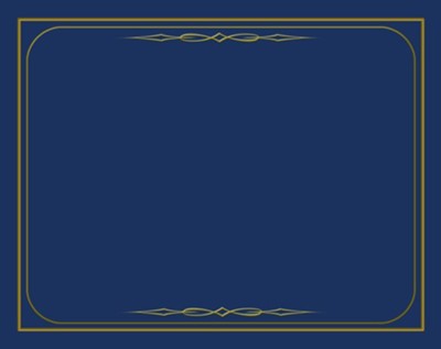 Cover of Certificate Holder, Navy, Pkg. of 6