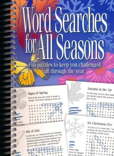 Cover of Word Searches for All Seasons