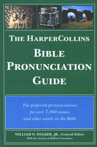 Cover of Harper's Bible Pronunciation Guide
