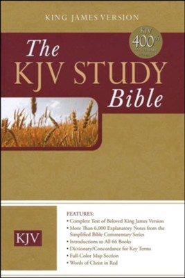 Cover of The KJV Study Bible Burgundy Bonded Leather - Imperfectly Imprinted Bibles