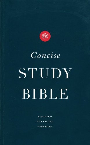 Cover of ESV Concise Study Bible--soft leather-look, brown