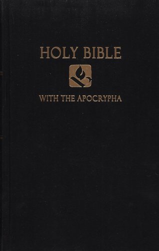 Cover of NRSV Pew Bible with Apocrypha, Hardcover, Black