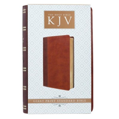 Cover of KJV Giant Print Lux-Leather 2-Tone Brown