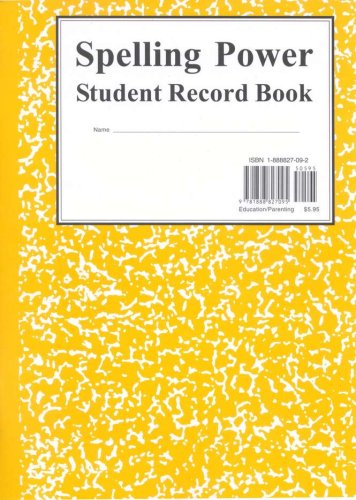 Cover of Yellow Student Record Book--Grades 6 and Up