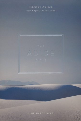 Cover of The NET Abide Bible, Comfort Print--cloth over board, blue