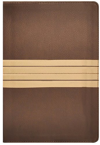 Cover of NIV Journal the Word Reference Bible--soft leather-look, brown/tan