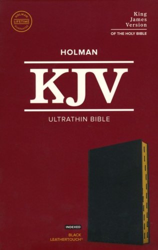 Cover of KJV Ultrathin Bible--soft leather-look, black (indexed)