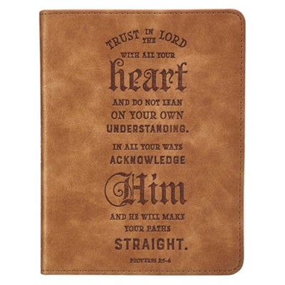 Cover of Trust in the Lord Handy-Sized Journal, Brown