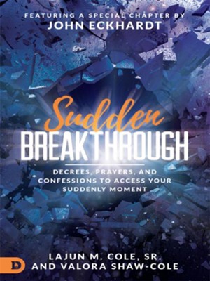Cover of Sudden Breakthrough: Decrees, Prayers, and Confessions to Access Your Suddenly Moment - eBook