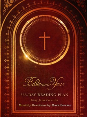 Cover of Bible-in-a-Year: 365 Day Reading Plan King James Version - eBook