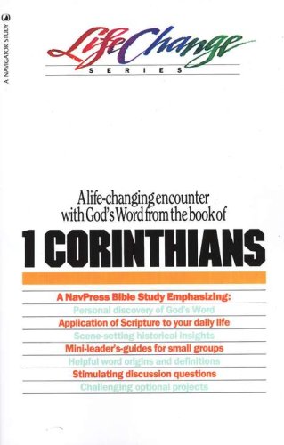 Cover of 1 Corinthians, LifeChange Bible Study