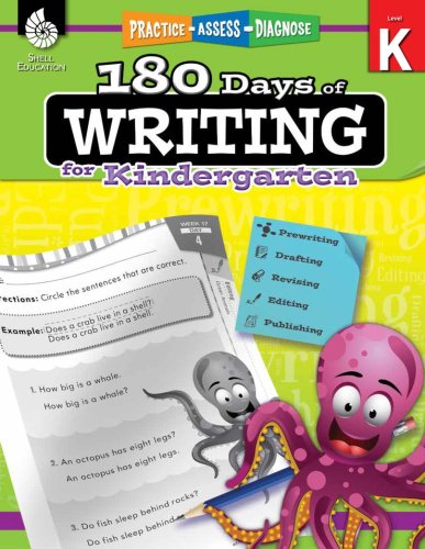 Cover of 180 Days of Writing for Kindergarten