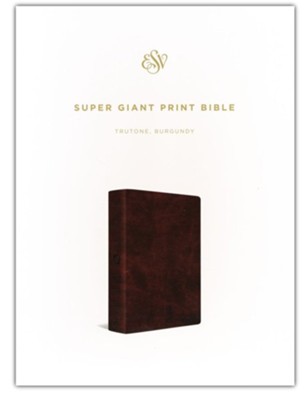 Cover of ESV Super Giant Print Bible (TruTone Imitation Leather, Burgundy) - Imperfectly Imprinted Bibles