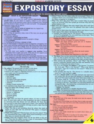 Cover of Expository Essays, QuickStudy ® Chart