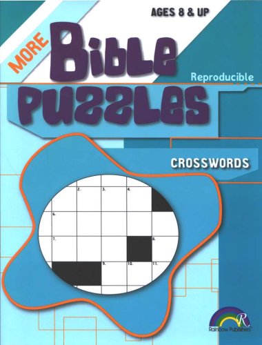 Cover of More Bible Puzzles: Crosswords (Ages 8 & Up)
