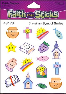 Cover of Stickers: Christian Symbol Smiles