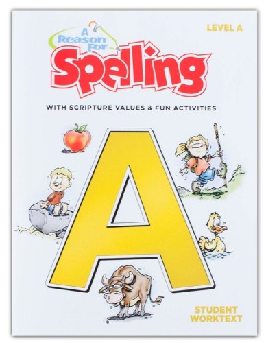 Cover of A Reason for Spelling, Level A Student Workbook (Updated Edition)