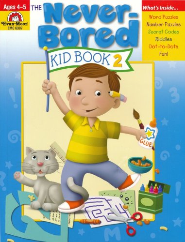 Cover of The Never-Bored Kid Book 2, Ages 4-5