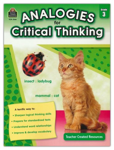 Cover of Analogies for Critical Thinking (Grade 3)