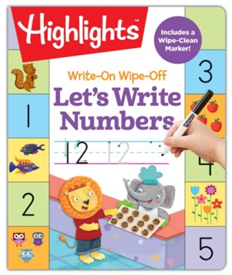 Cover of Write-On Wipe-Off Let's Write Numbers