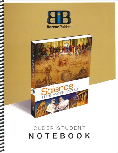 Cover of Older Student Notebook for Science in the Ancient World