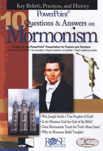 Cover of 10 Questions & Answers on Mormonism: PowerPoint CD-ROM