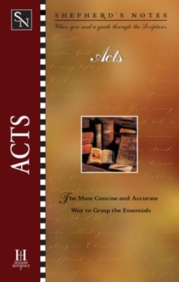 Cover of Shepherd's Notes on Acts - eBook