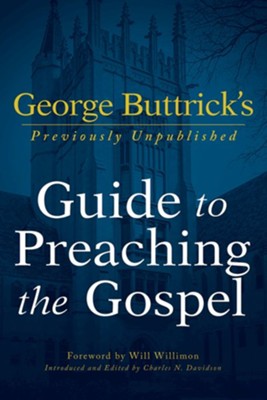 Cover of George Buttrick's Guide to Preaching the Gospel
