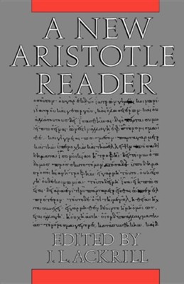 Cover of A New Aristotle Reader