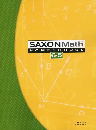 Cover of Saxon Math 6/5, 3rd Edition, Student Text