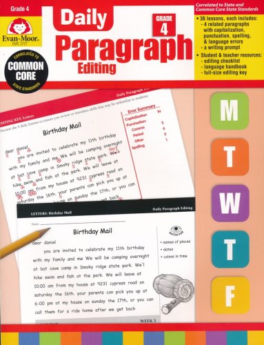 Cover of Daily Paragraph Editing, Grade 4