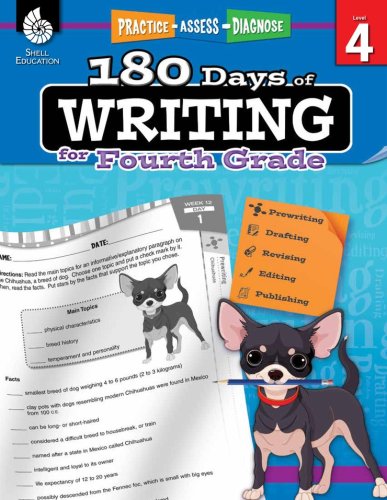 Cover of 180 Days of Writing for Fourth Grade (Grade 4)