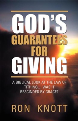 Cover of God's Guarantees for Giving