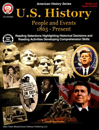 Cover of U.S. History: People and Events (1865-Present)--Middle/Upper Grades, Second Edition