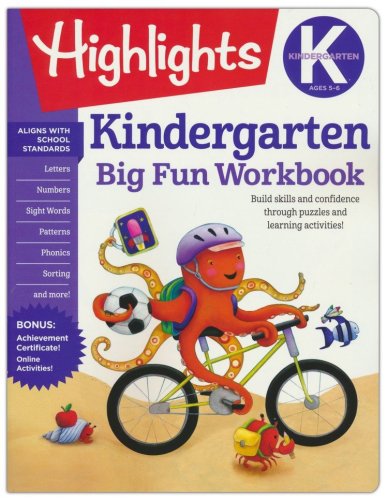 Cover of The Big Fun Kindergarten Activity Book