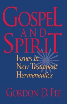 Cover of Gospel and Spirit: Issues in New Testament Hermeneutics - eBook