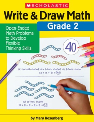 Cover of Write & Draw Math: Grade 2