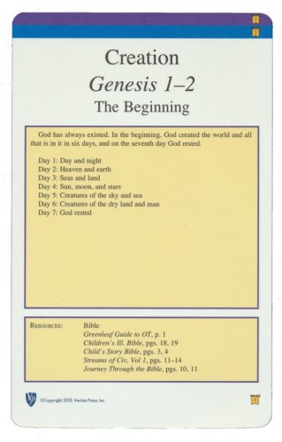 Cover of Veritas Press Bible Cards: Genesis through Joshua