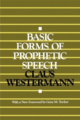 Cover of Basic Forms of Prophetic Speech