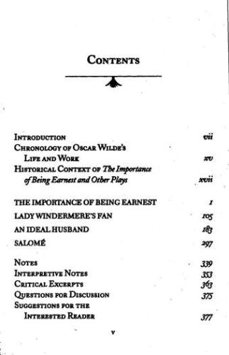 Cover of Enriched Classic: The Importance of Being Earnest and Other Plays