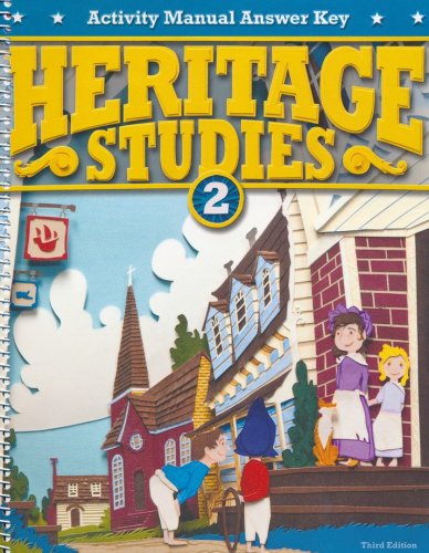Cover of BJU Press Heritage Studies Grade 2 Student Activities Key (3rd Edition)