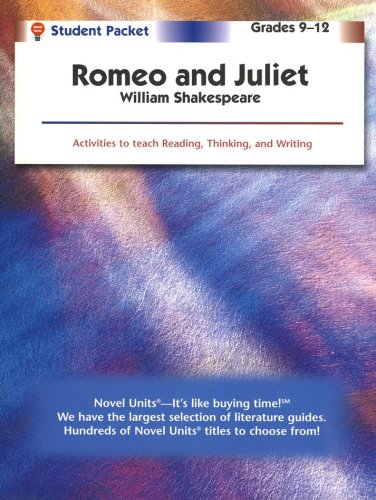 Cover of Romeo and Juliet, Novel Units Student Packet, Grades 9-12