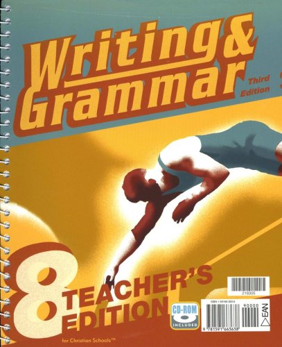 Cover of BJU Press Writing & Grammar Grade 8, Teacher's Edition