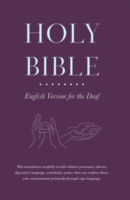 Cover of English Version for the Deaf