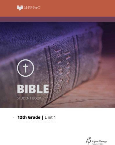 Cover of Lifepac Bible Grade 12 Unit 1: Knowing Yourself