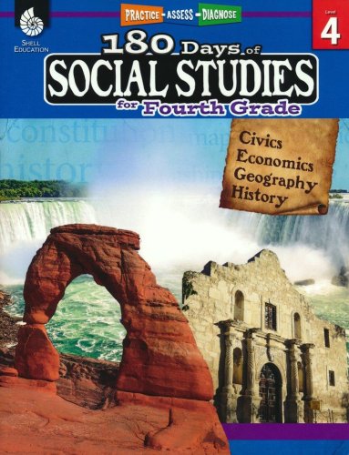 Cover of 180 Days of Social Studies for Fourth Grade