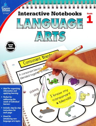 Cover of Interactive Notebooks Language Arts, Grade 1