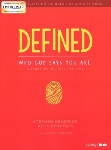 Cover of Defined: Who God Says You Are, Younger Kids Activity Pages