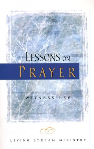 Cover of Lessons on Prayer