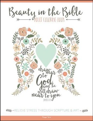 Cover of Beauty in the Bible: Adult Coloring Book